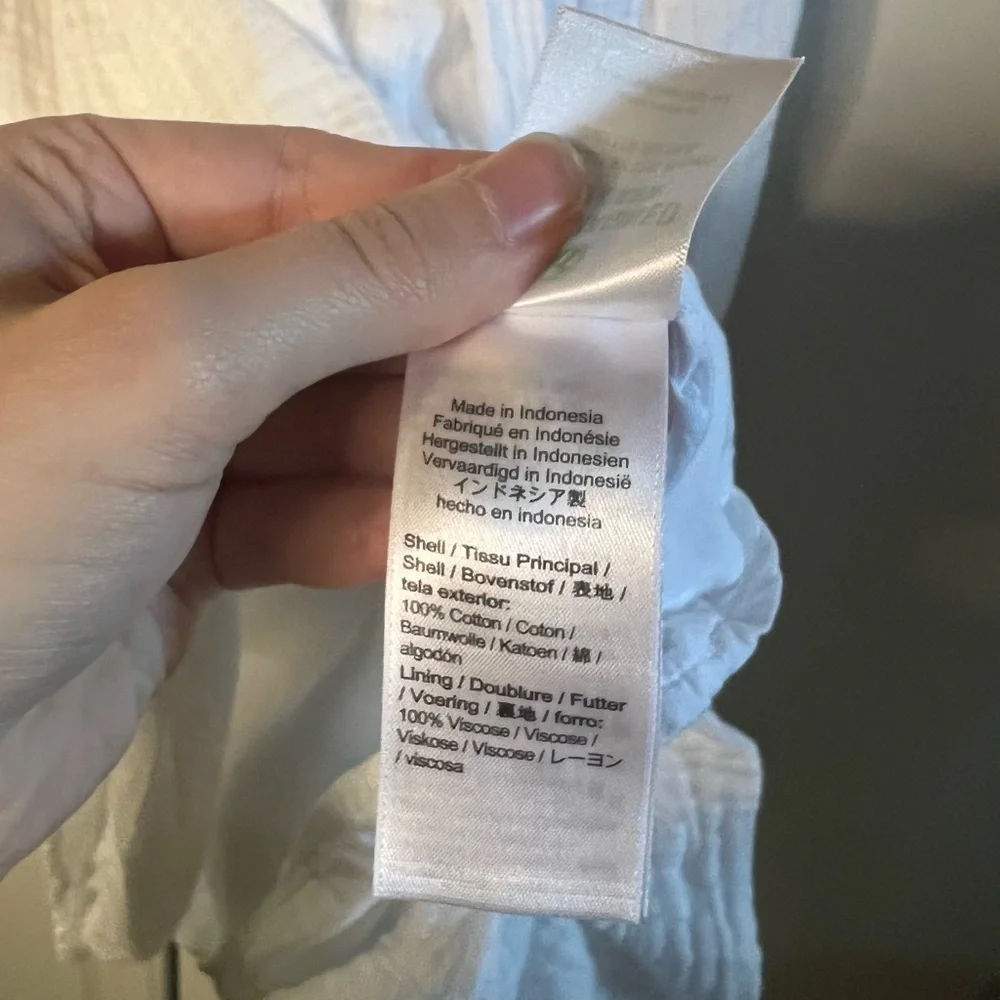J. Crew soft gauze square neck dress